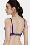 Zivame Beautiful Basics Padded Wired 3/4th Coverage T-Shirt Bra - Parachute Purple — thumbnail 2